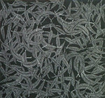 Grafiet op canvas 3. 40 x 40 cm (2015)